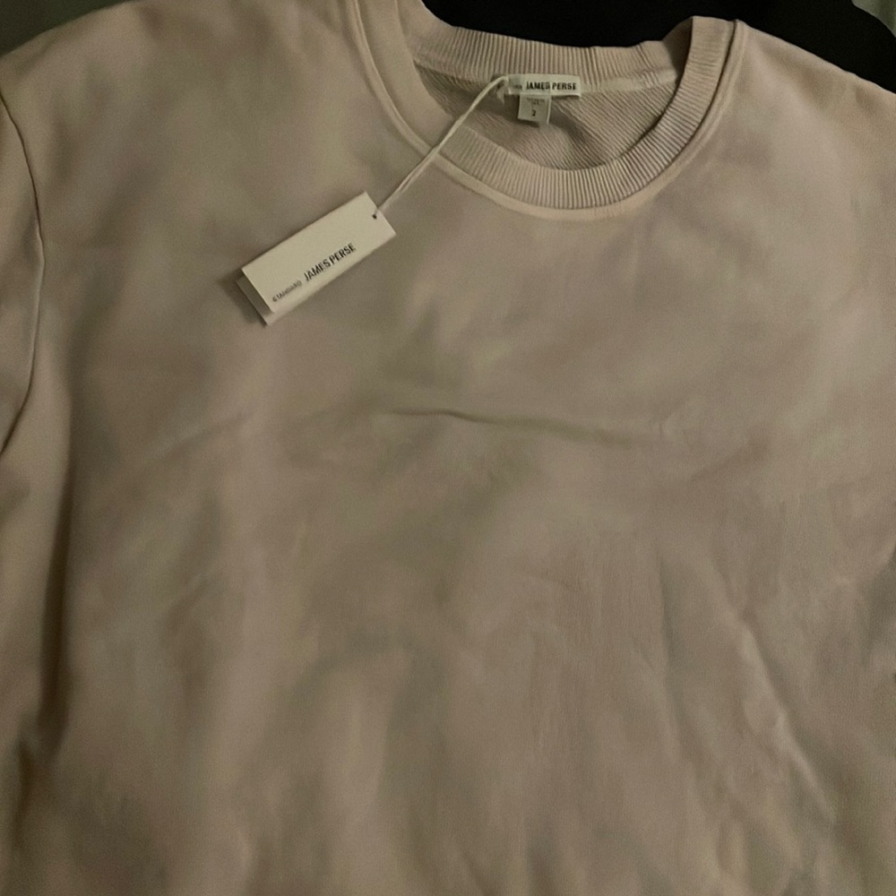 James perse french terry sweat top